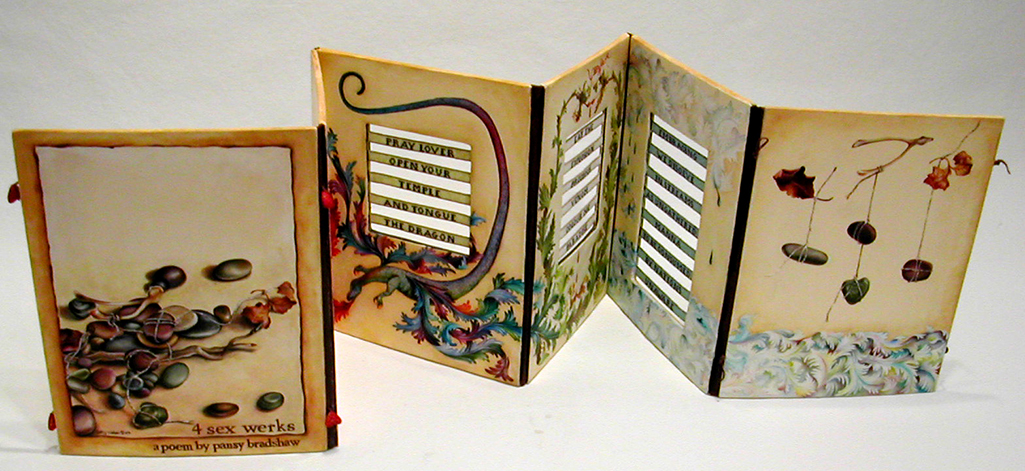 cathy weber - art - painting - woman - oil - montana - painting - poem - object - stone - pansy bradshaw, - 4 sex werks - bead - dragon - poetry