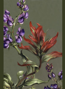 cathy - weber - artmaker - art - woman - oil - montana - painting - oil -poem - object - card - notecard - indian paintbrush