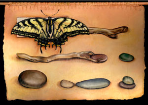 athy - weber - artmaker - art - woman - oil - montana - painting - oil -poem - object - card - notecard