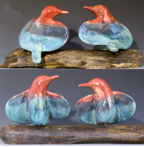 cathy weber - art - clay- woman - montana - ceramic - porcelain - bird