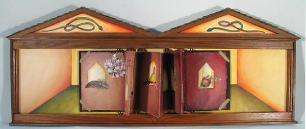 cathy weber - artmaker - montana - woman - oil paint - art - object - artist - book - house