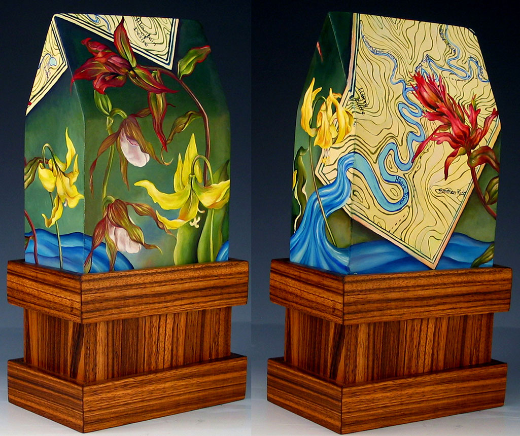 11.023 Wildflower Map House 4.75x3x6.5″