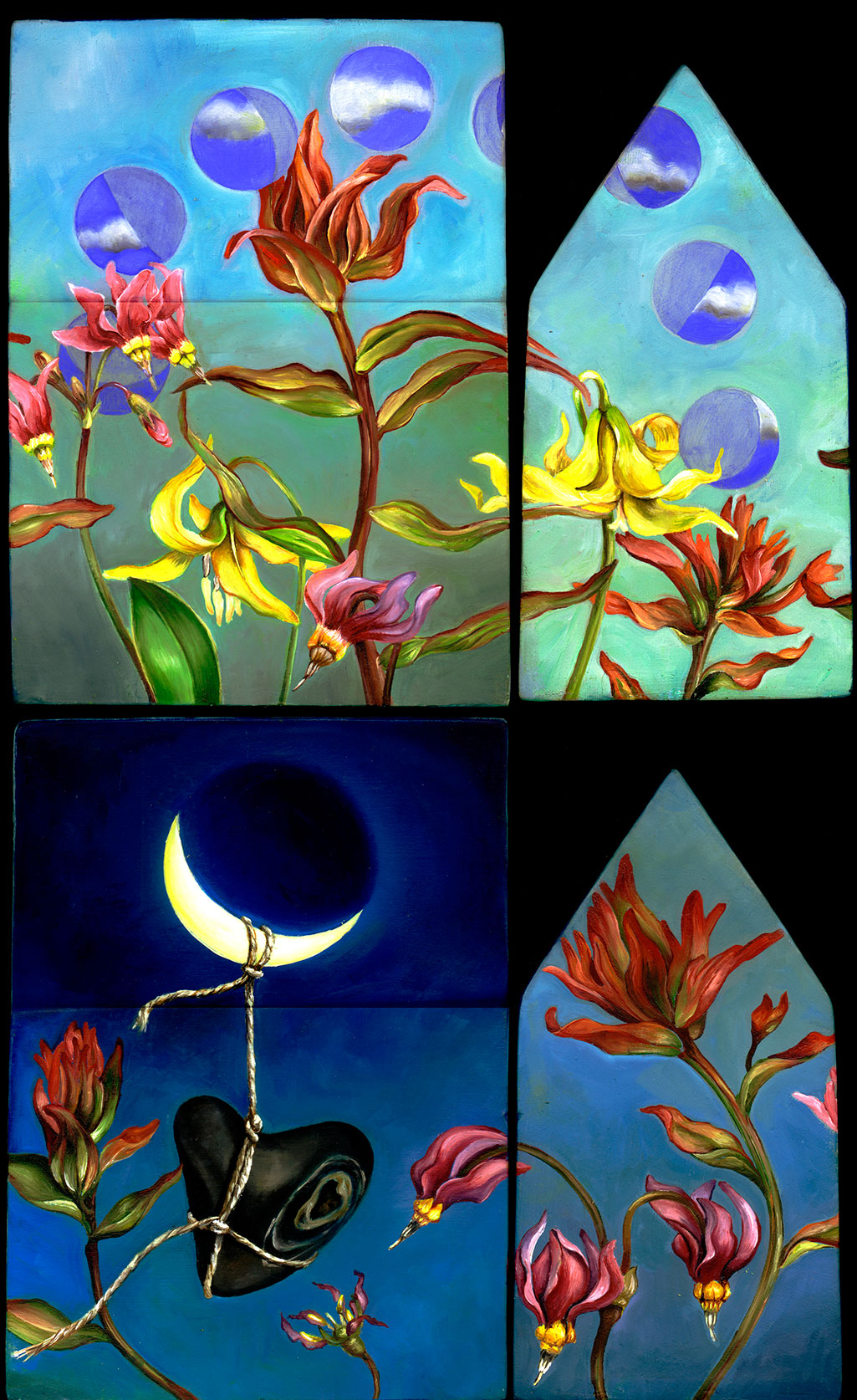 wildflower moon house - cathy weber artmaker