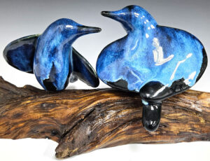 cathy weber - art - clay- woman - montana - ceramic - porcelain - bird - color
