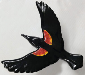 cathy weber - art - clay- woman - montana - ceramic - porcelain - bird - color