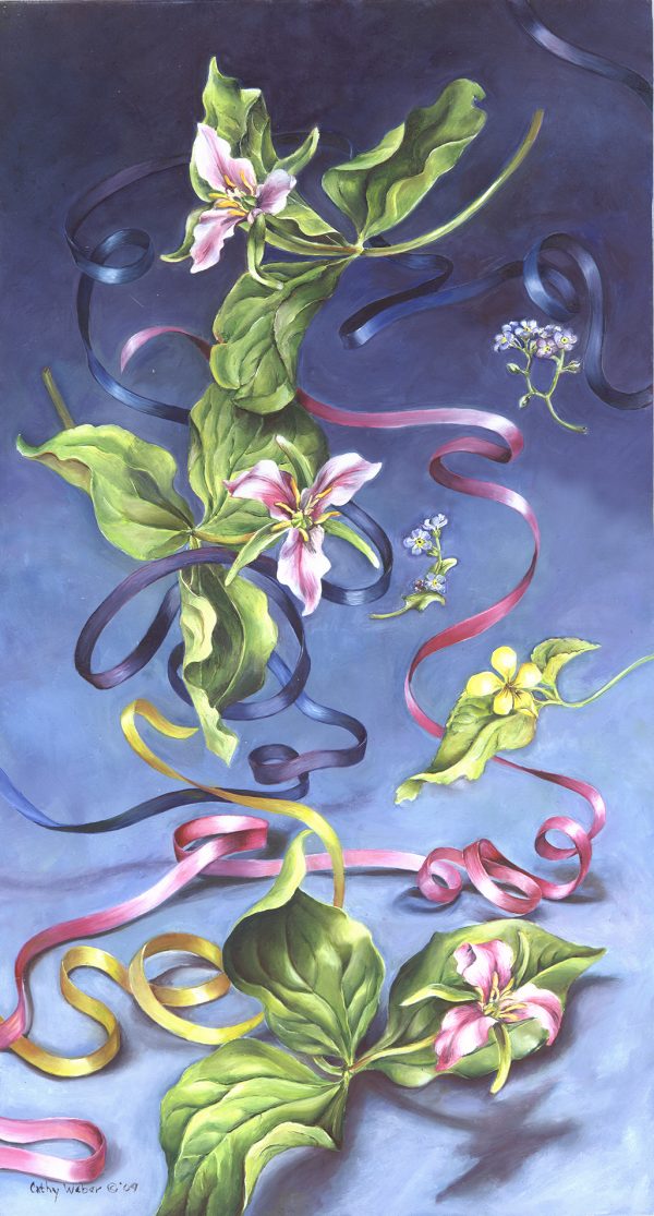 cathy weber - art - painting - woman - oil - montana - oil - object