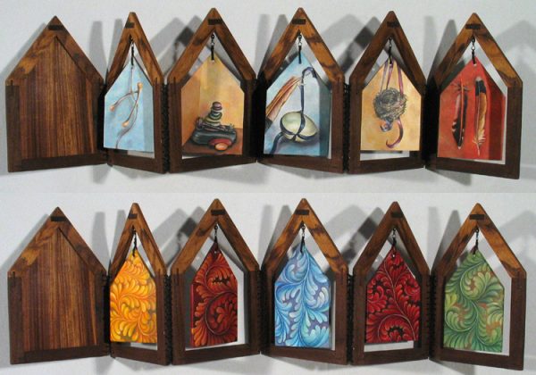 cathy weber - artmaker - montana - woman - oil paint - art - object - artist - book