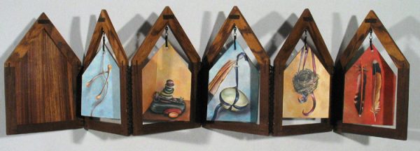 cathy weber - artmaker - montana - woman - oil paint - art - object - artist - book