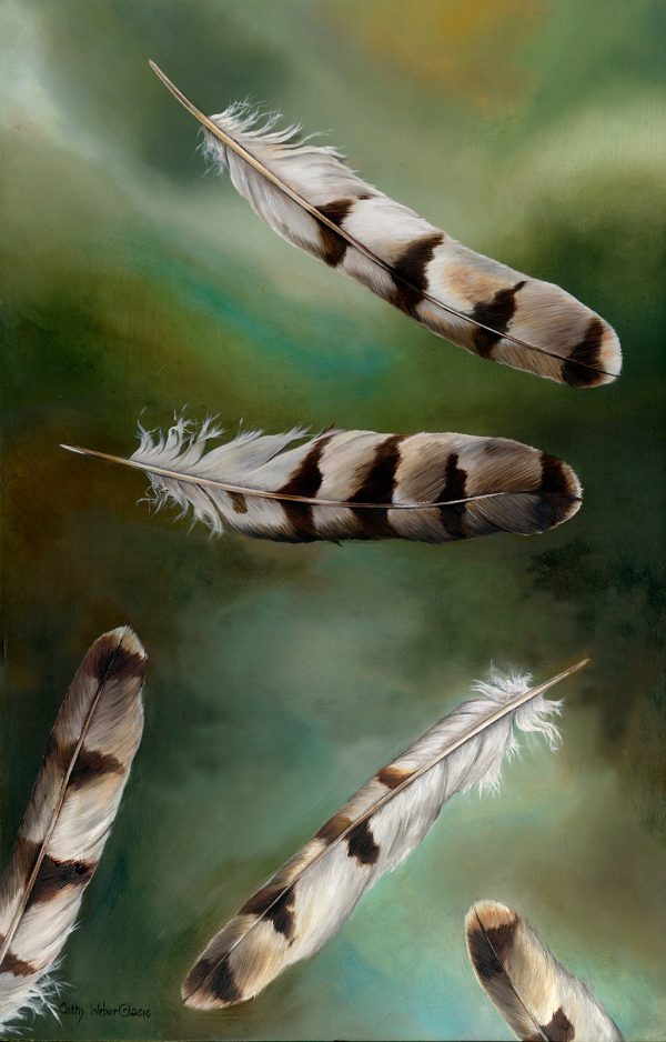 cathy weber - art - painting - woman - oil - montana - oil - object